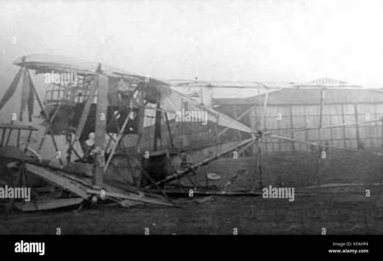 Siemens Schuckert R avion épave près de Cologne c1918 Banque D'Images