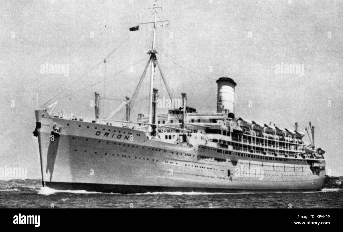 1121100 Orion (navire) Banque D'Images