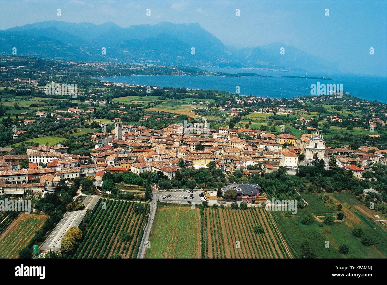 Lombardie San Felice del Benaco (bs) Lac de Garde Banque D'Images