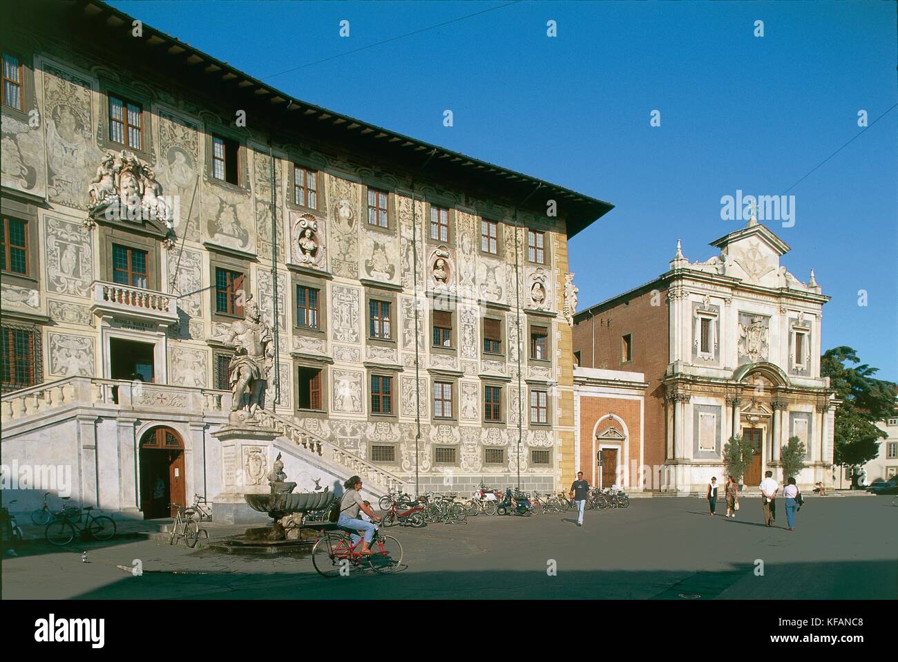 L'Italie, la région Toscane, Pise, place des chevaliers, chevaliers palace Banque D'Images