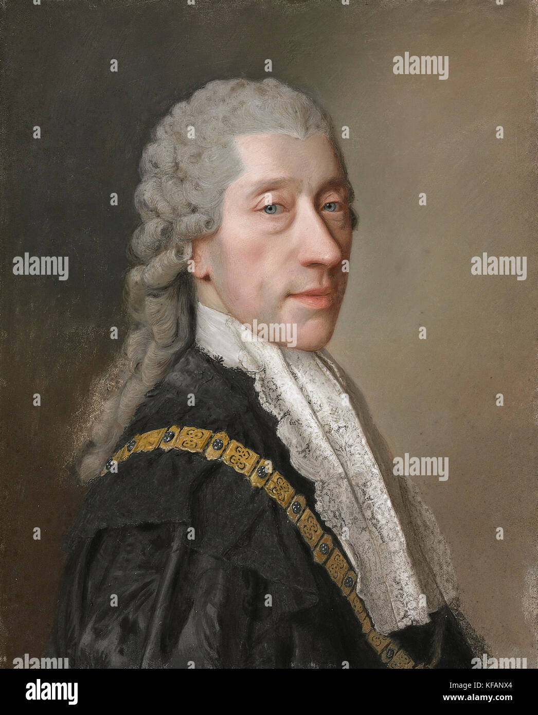 Wenzel Anton, Prince von Kaunitz-Rietberg (1711 – 1794) diplomate et homme d'État autrichien et tchèque dans la monarchie des Habsbourg Banque D'Images