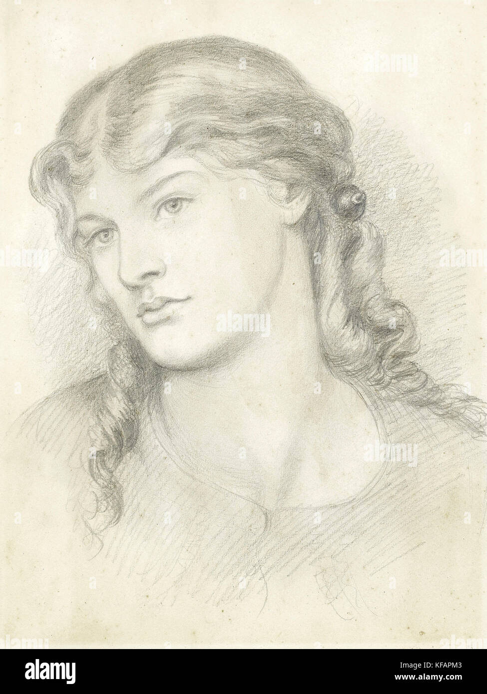 Alexa wilding, par Dante Gabriel Rossetti, 1865 Banque D'Images