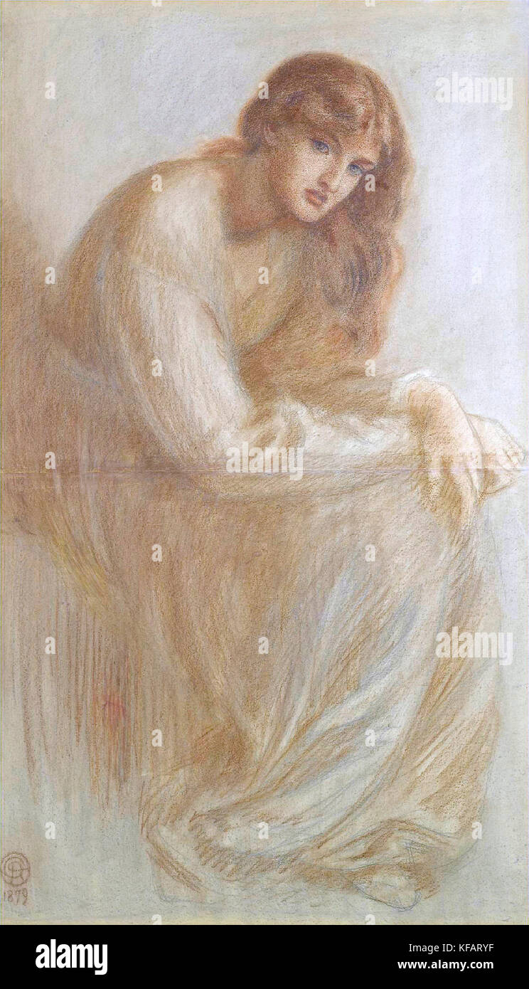 Alexa wilding par Dante Gabriel Rossetti (1879) Banque D'Images