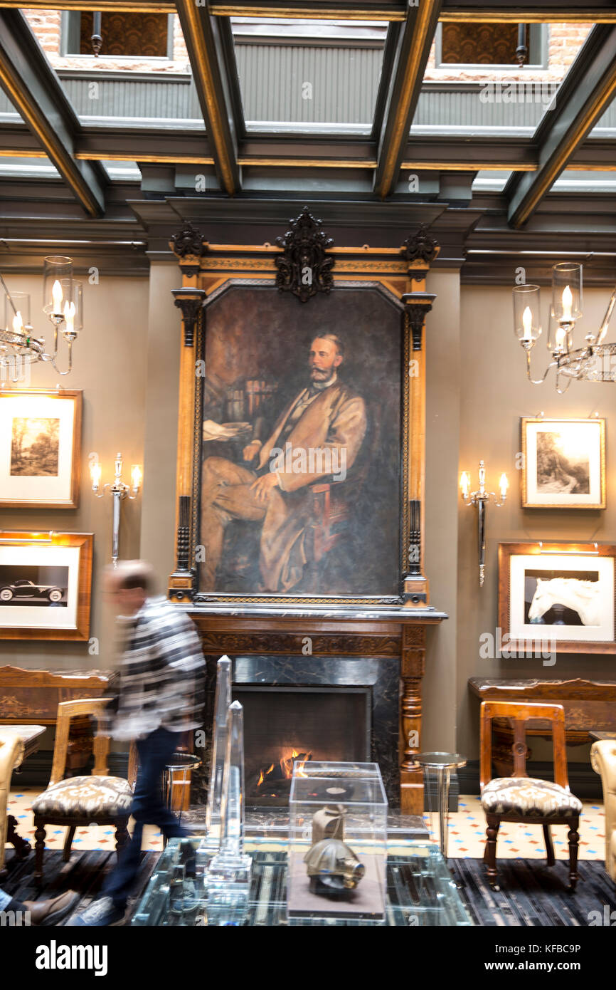 USA, Colorado, le tremble, l'intérieur de l'hôtel, le centre-ville de Jerome tremble sur la rue Main Banque D'Images