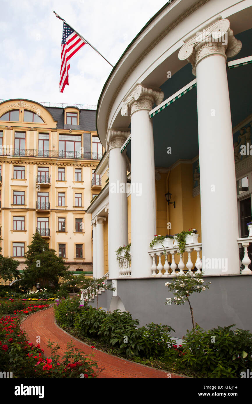 La Russie, Moscou. La Maison Spaso, la résidence de l'ambassadeur américain à Moscou. Banque D'Images