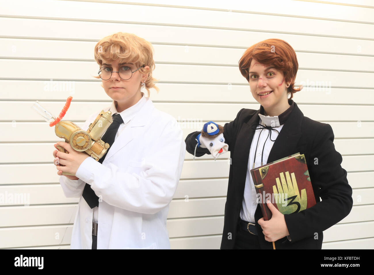 London uk. 27 octobre 2017. cosplayeurs dans leur robe de costumes de personnages de bande dessinée préférés à la mcm comic con congrès tenu au centre excel london crédit : amer ghazzal/Alamy live news Banque D'Images