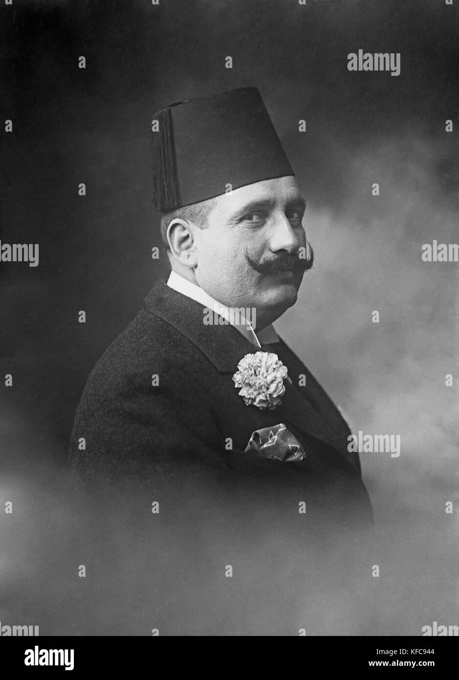 Nikola i Petrovic-Njegos (1841-1921), roi du Monténégro de 1841 à 1918. C. 1900 photo Taponier Banque D'Images