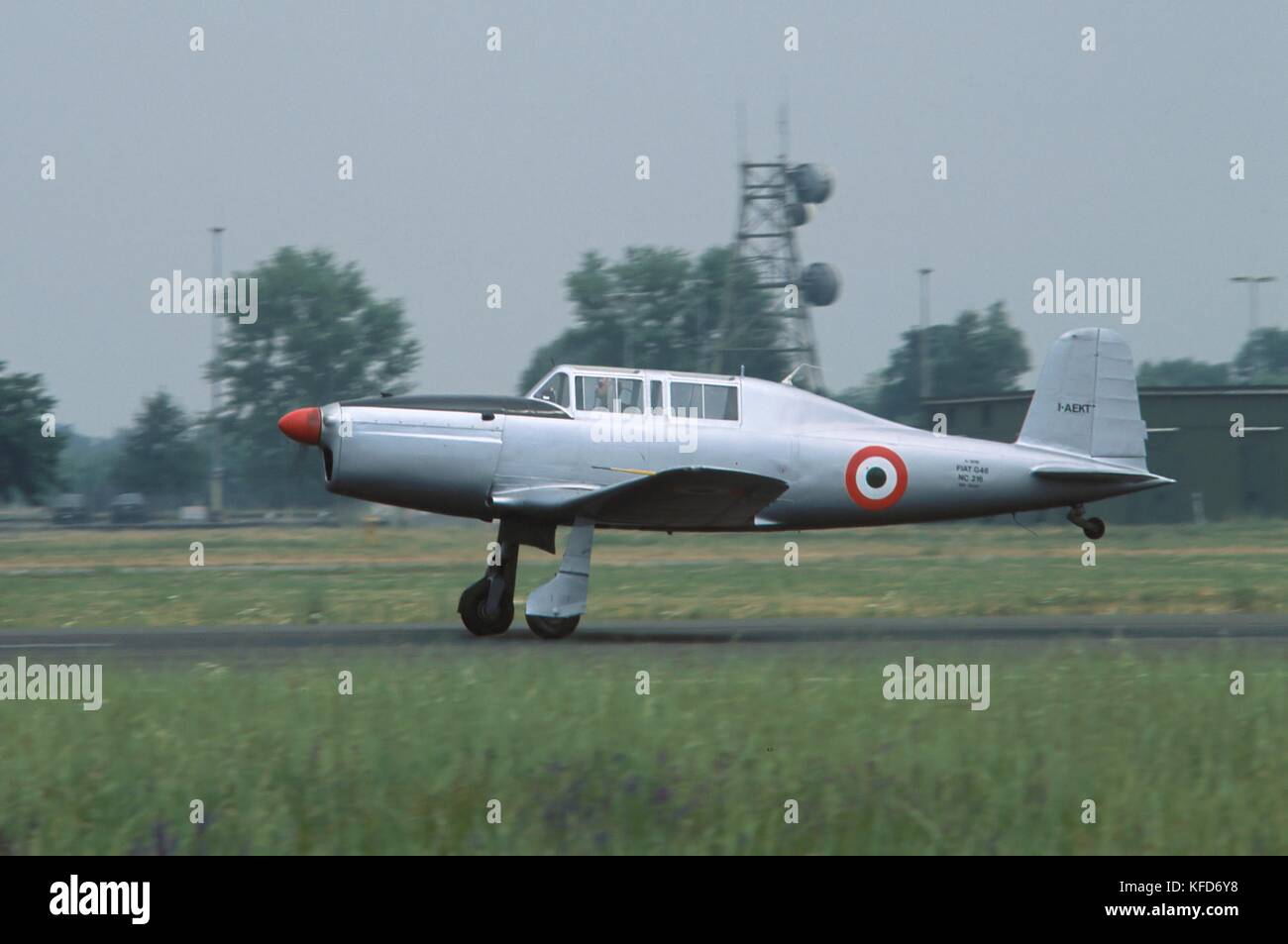 Fiat g 46 avions d'entraînement militaire (Italie, 1947) Banque D'Images