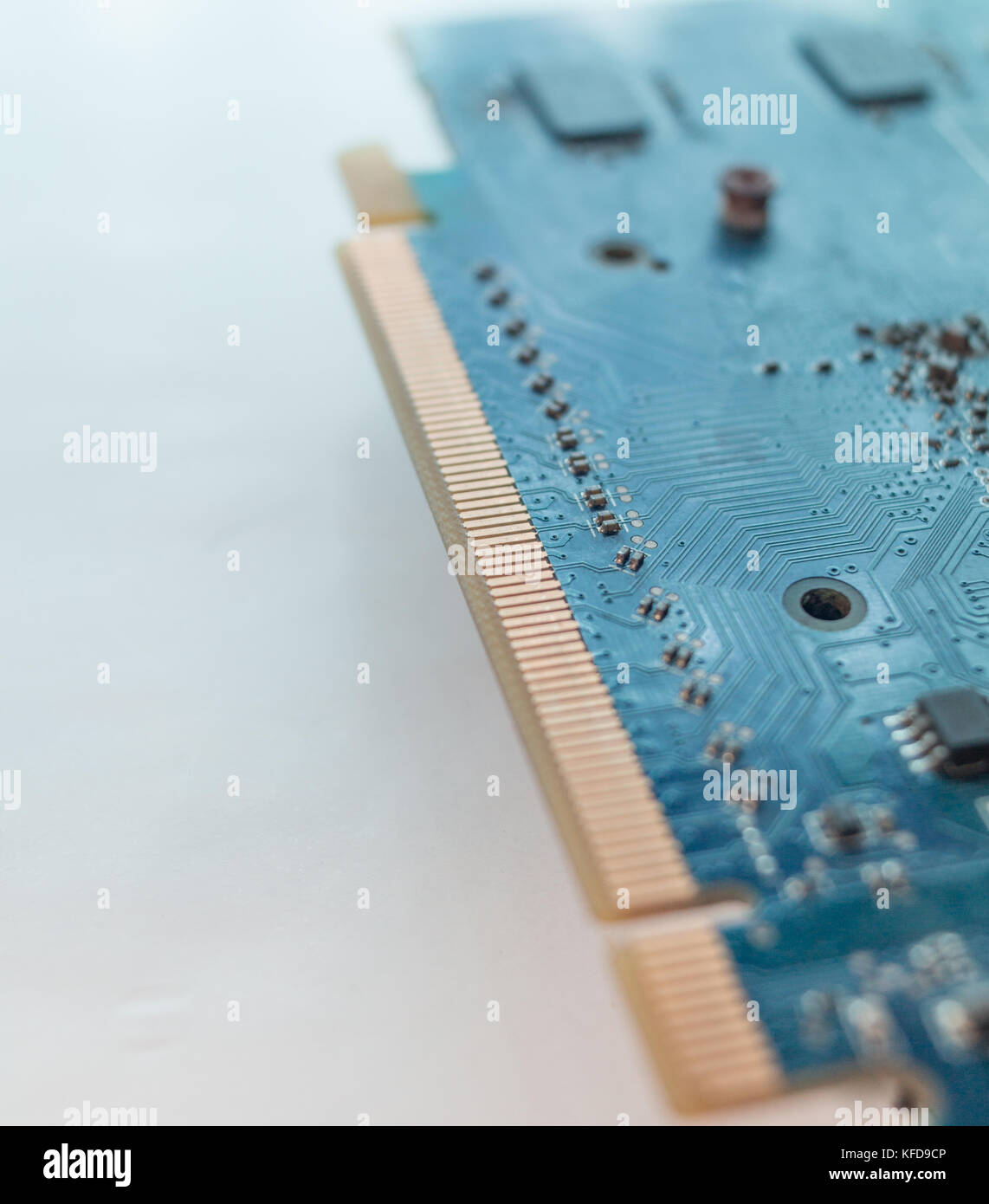 Matériel informatique carte graphique carte vidéo connexion pci express, circuit Banque D'Images