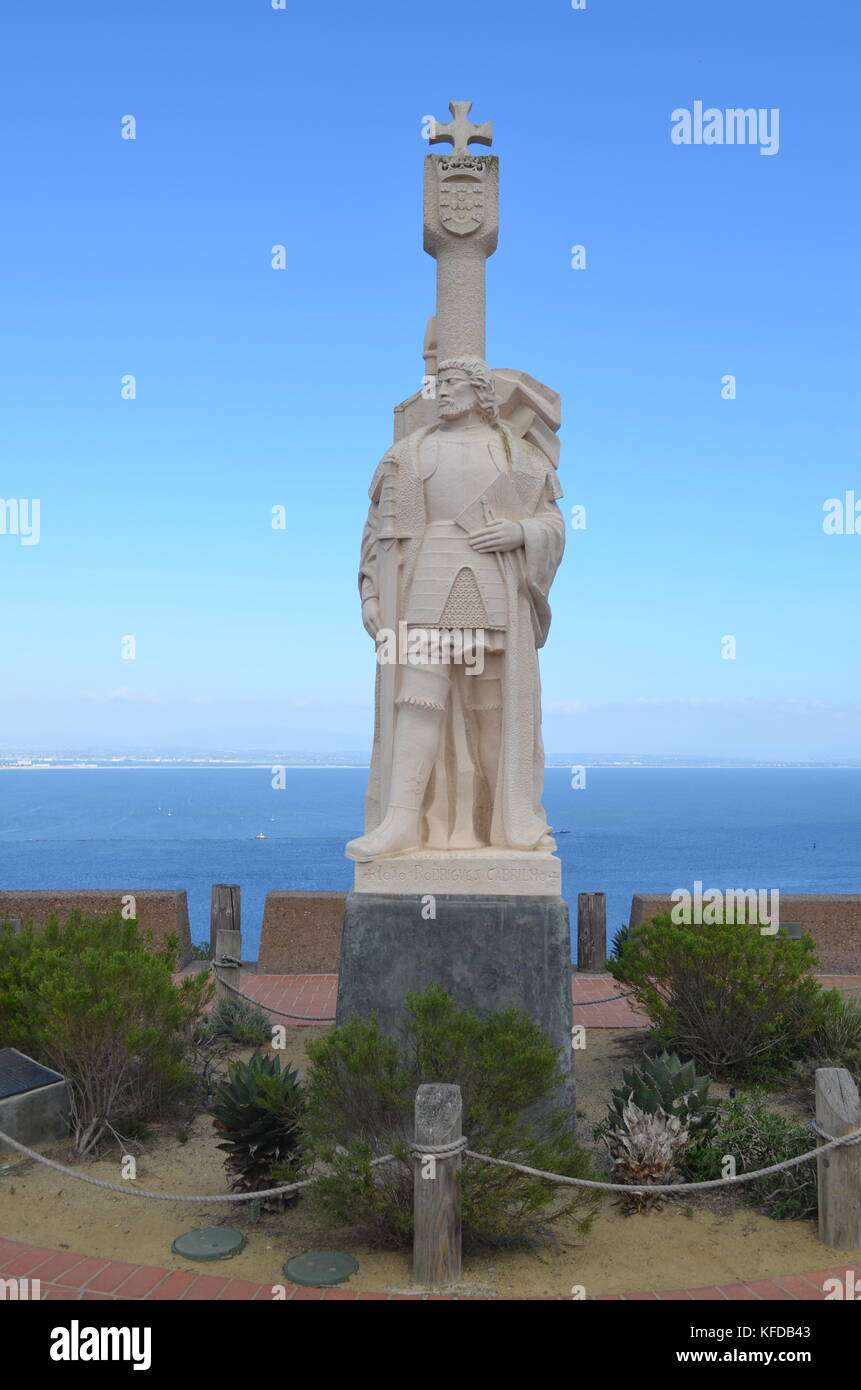 Cabrillo National Monument situé sur la péninsule de Point Loma de San Diego, Californie Banque D'Images