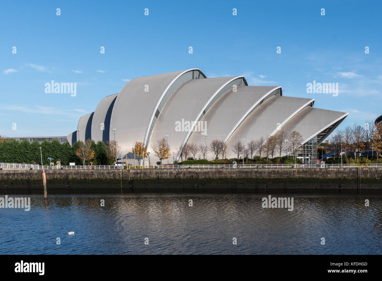 Le Clyde Auditorium aussi connu sous le nom d'Armadillo à Glasgow Banque D'Images