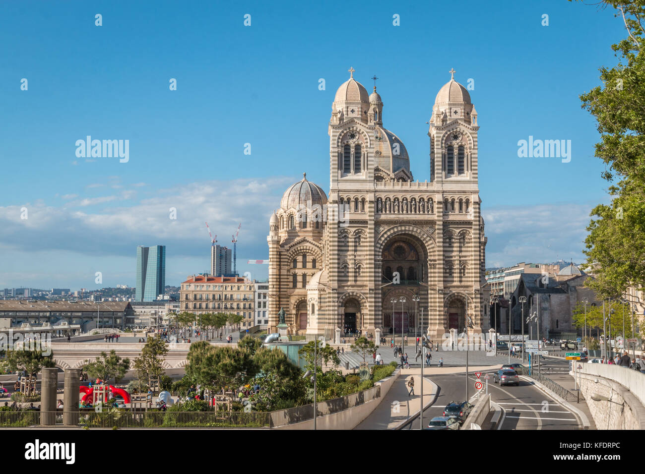 Cathédrale de Marseille Banque D'Images