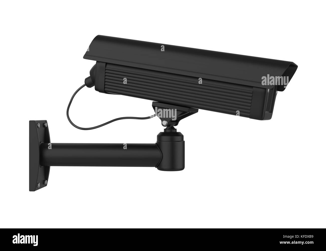 Caméra de sécurité cctv surveillance isolée Banque D'Images