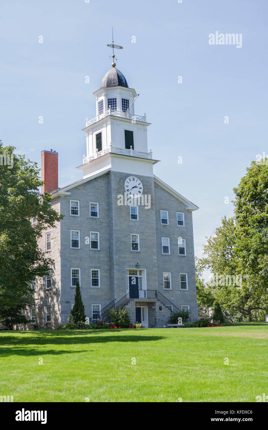 Ancienne chapelle, Middlebury College, Middlebury, Vermont, Etats-Unis Banque D'Images