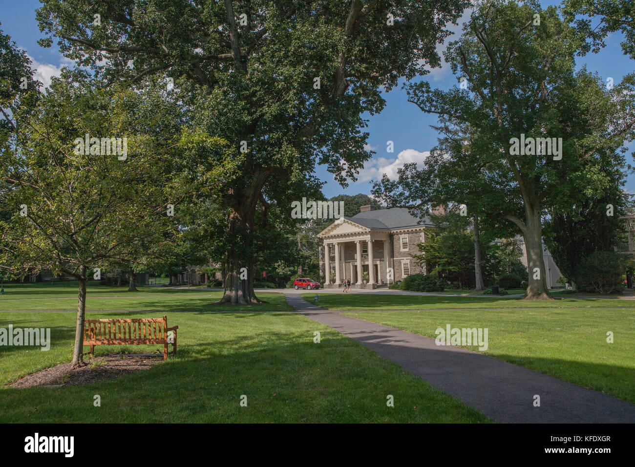 L'auditorium, Marshall roberts hall, Haverford College, Haverford, Texas, USA Banque D'Images