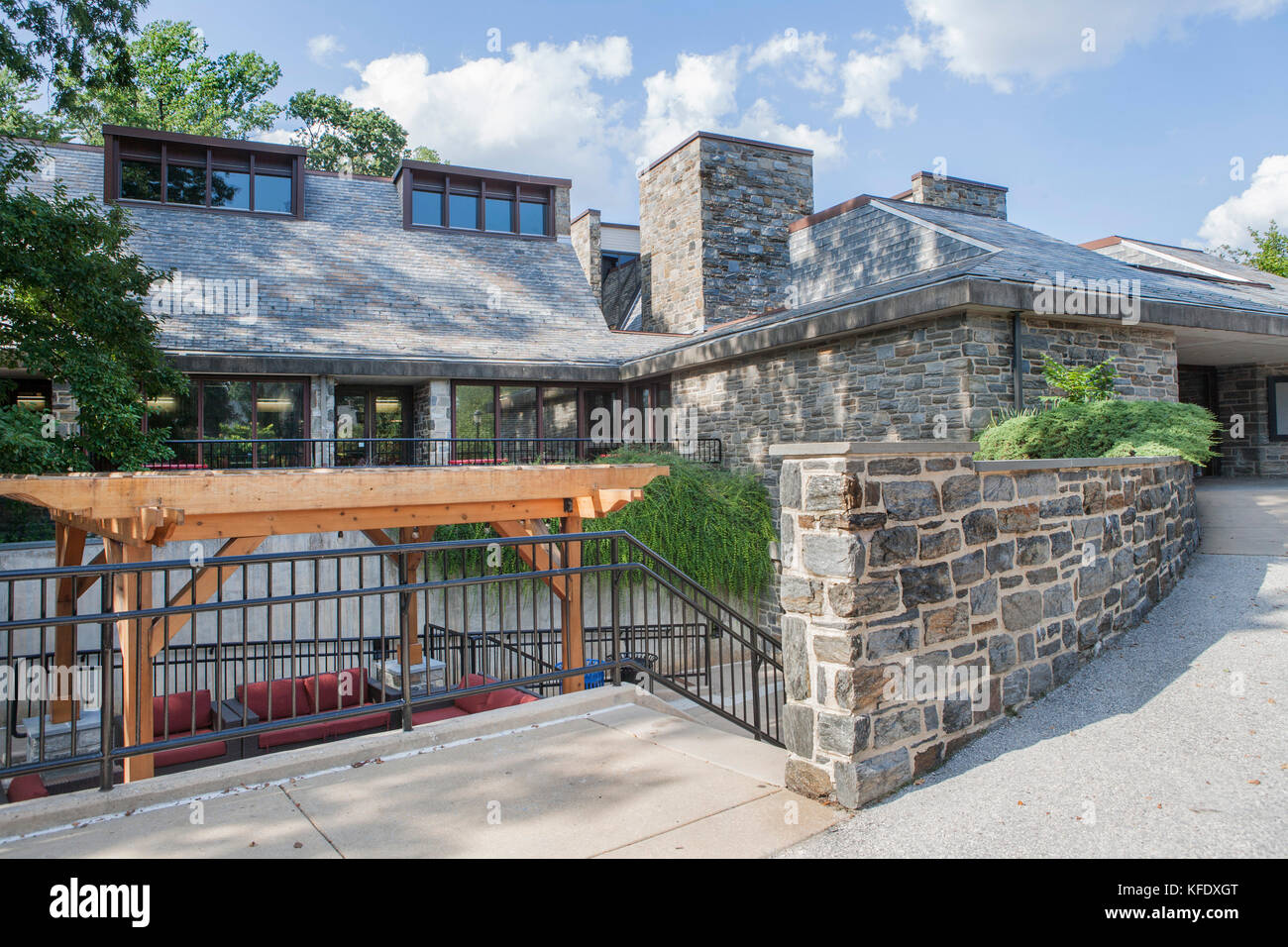 Centre de restauration, le coop, Haverford College, Haverford, Texas, USA Banque D'Images