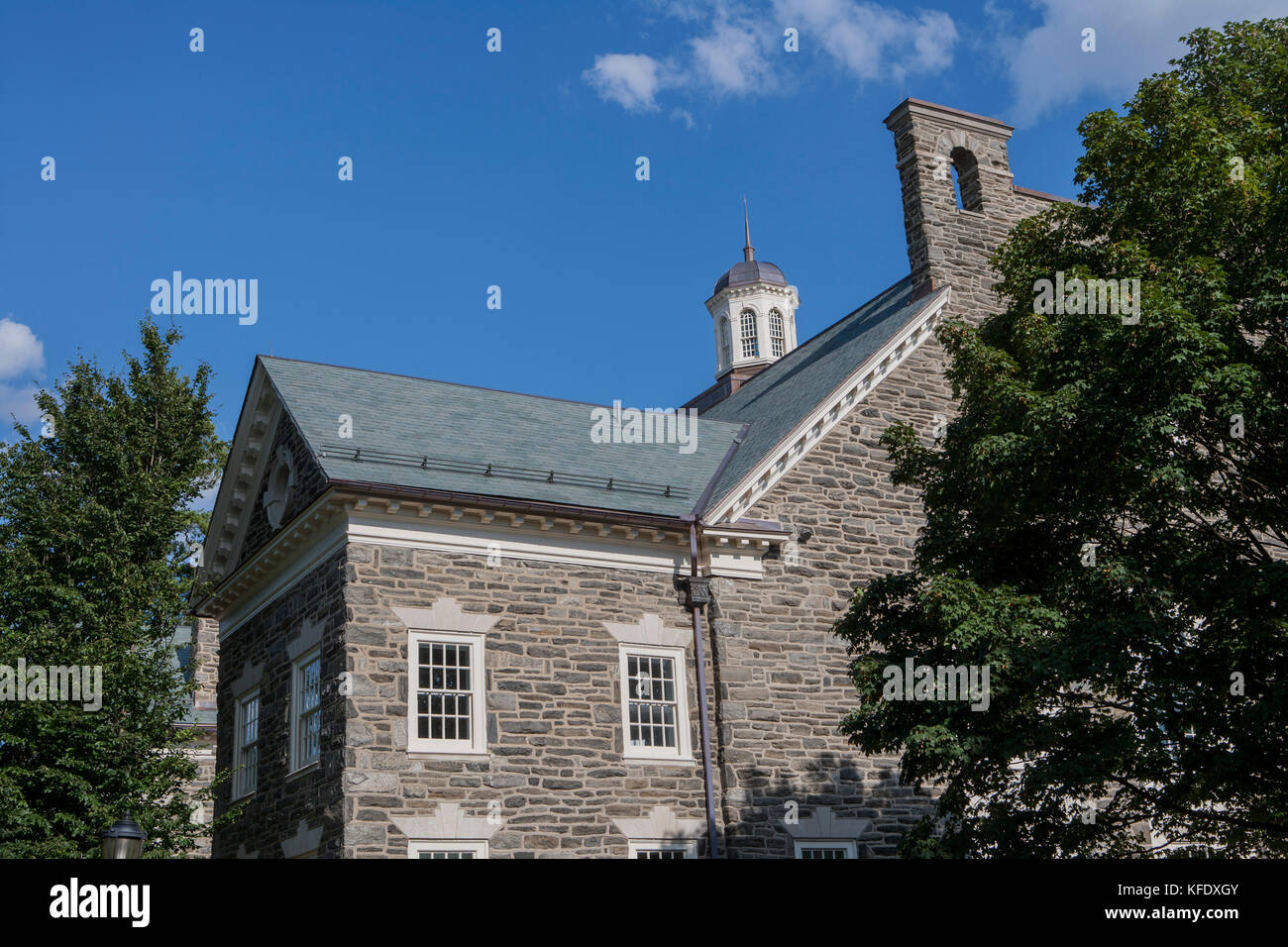 Bâtiment du campus, Haverford College, Haverford, Texas, USA Banque D'Images