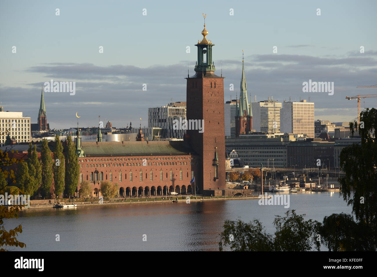 L'hôtel de ville de Stockholm est le bâtiment du conseil municipal. Banque D'Images