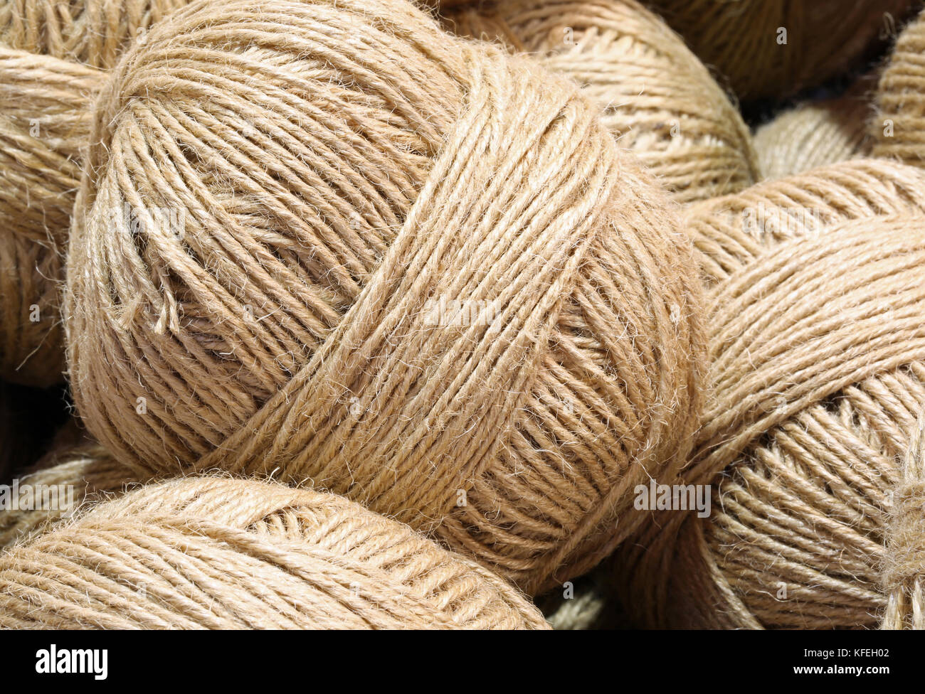 Corde de jute pour la vente en gros de magasin spécialisé Banque D'Images