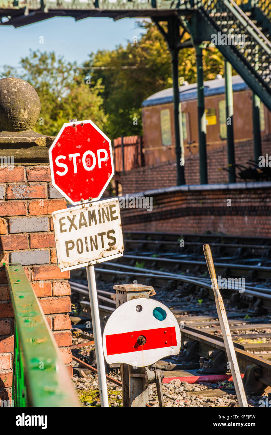Arrêtez-vous à la station barnsley ray boswell Banque D'Images