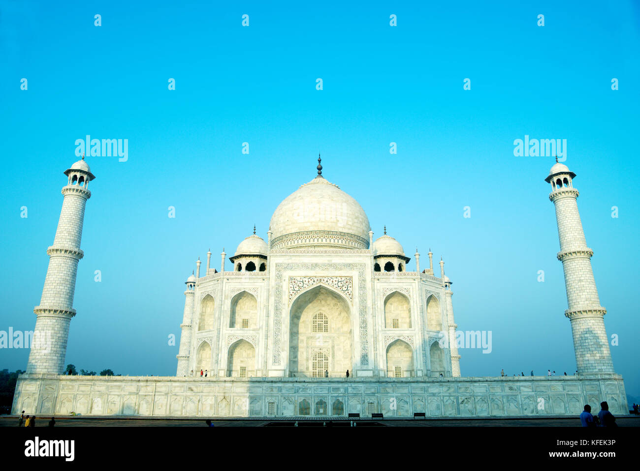 Taj Mahal, Agra Banque D'Images