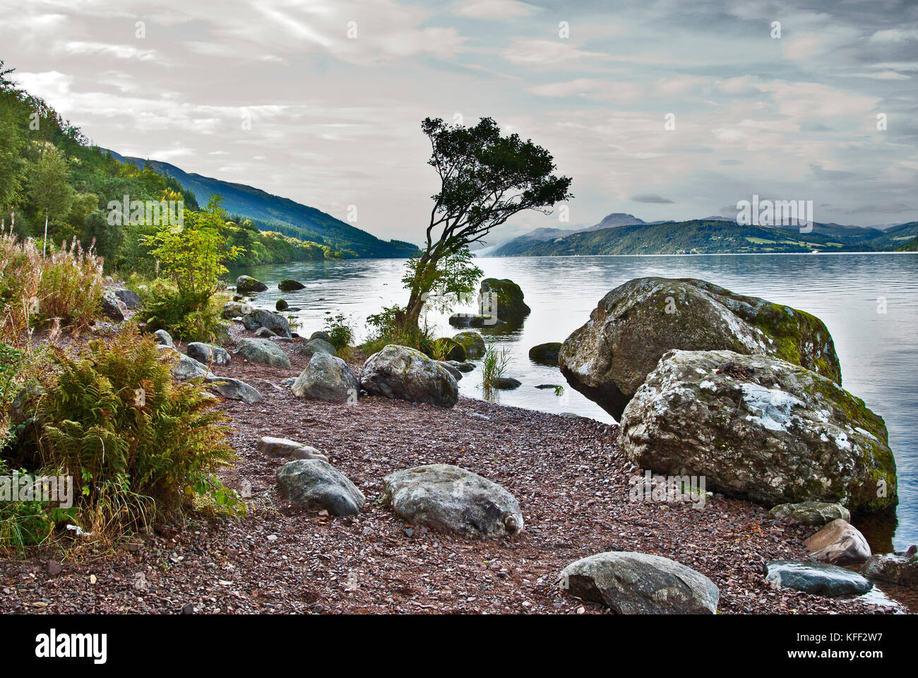 ness Loch Banque D'Images