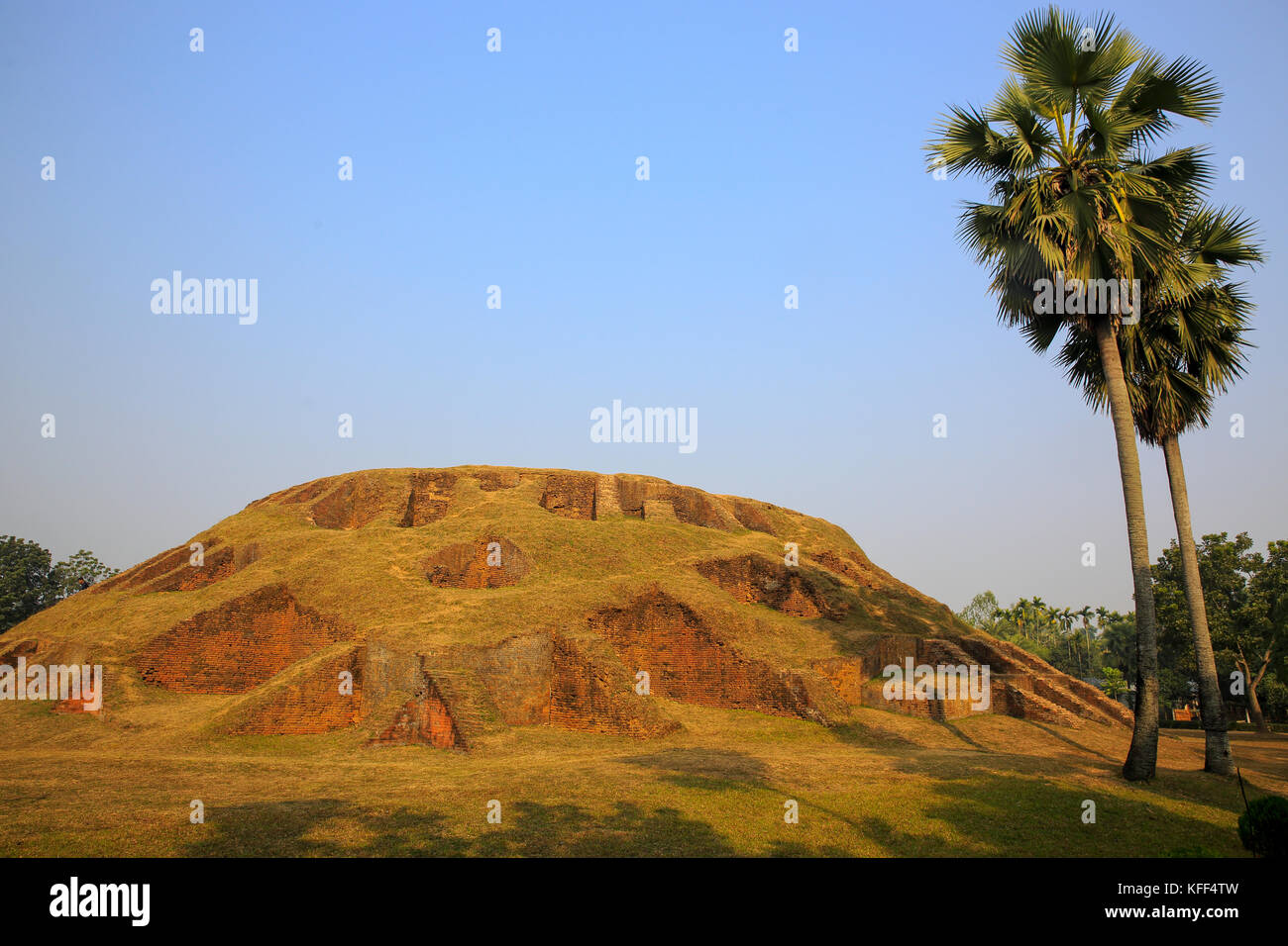 Gokul medh un monticule excavé dans le village de gokul en vertu de l'upazila de bogra sadar, à environ deux kilomètres au sud-ouest de la citadelle mahasthangarh. Il est populairement connu Banque D'Images