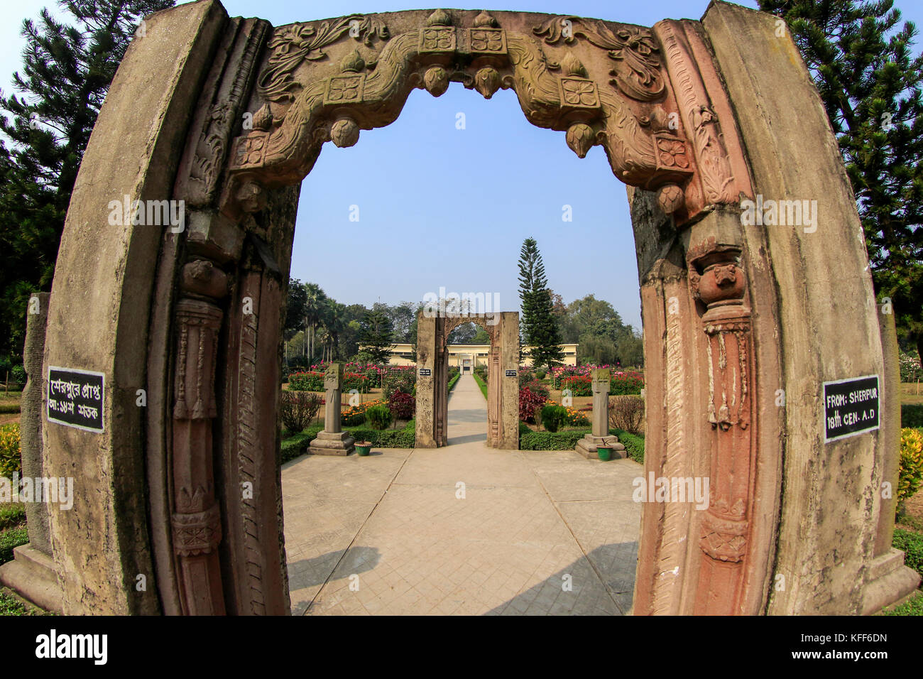 Le musée mahasthangarh. Le reste de la ville ancienne pundranagar, du 3e siècle avant J.-C., fait mahasthangarh site archéologique urbain le plus tôt possible, Banque D'Images