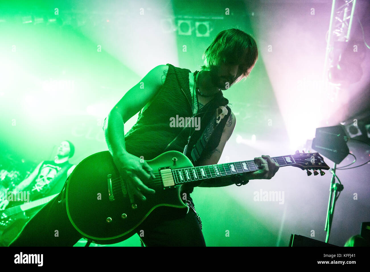 27.10.2017, Varsovie, Pologne, Groupe de folk metal suisse eluveitie joué en direct dans la zone musique progresja crédit : Stanislaw wadas/Alamy live news Banque D'Images