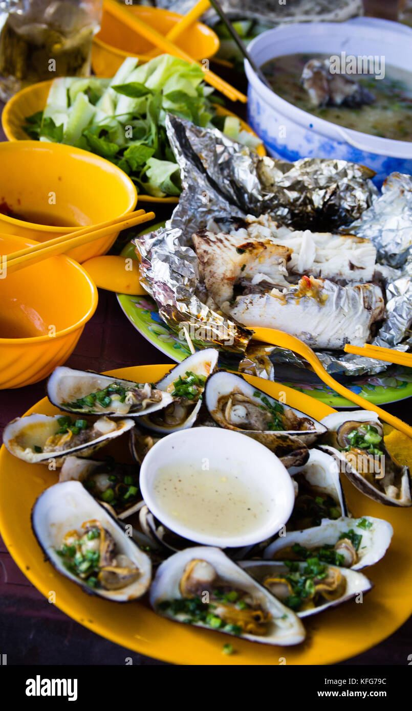 Cuisine traditionnelle vietnamienne Banque D'Images