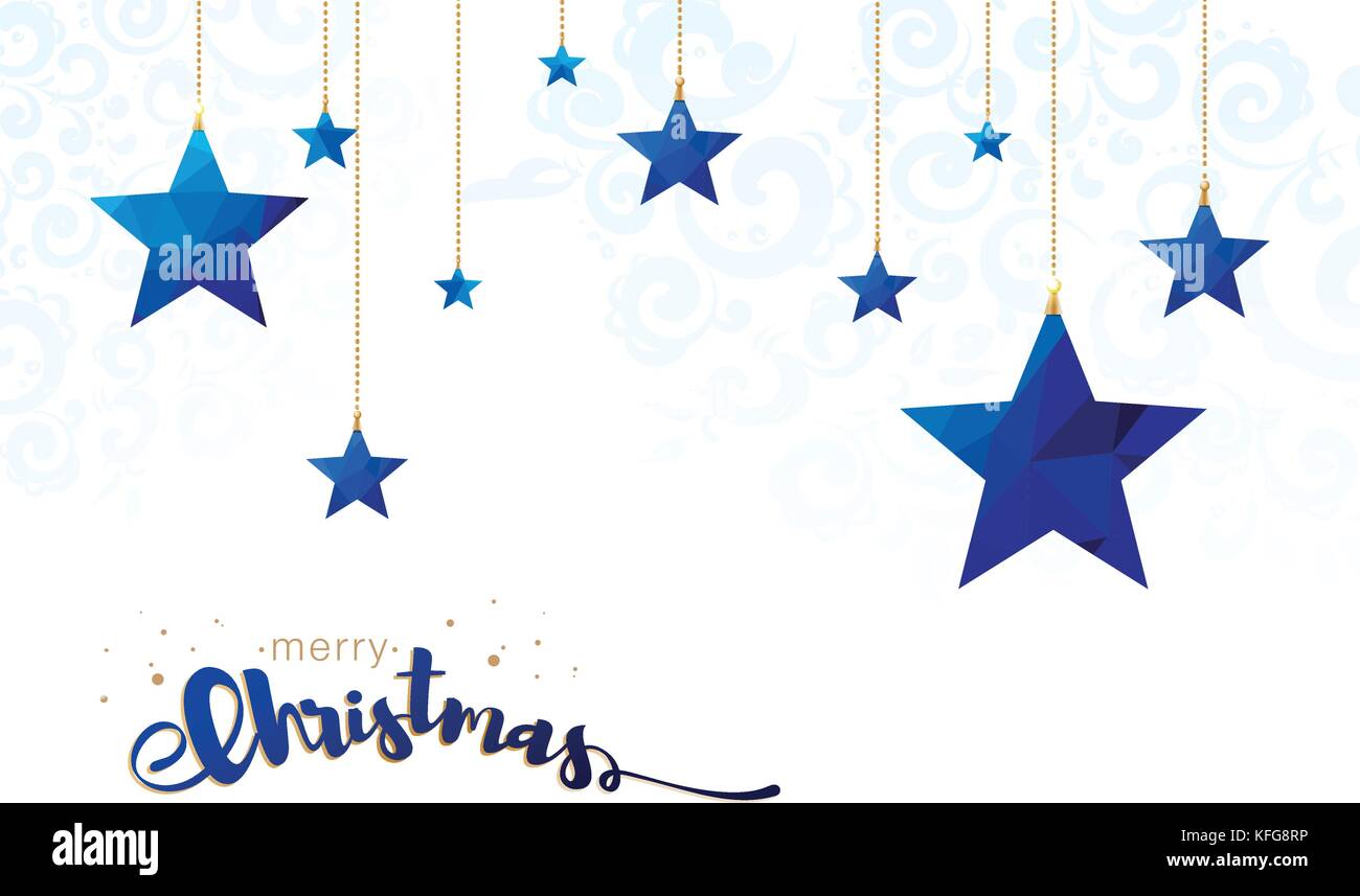 Low poly joyeux noël étoile vector illustration Illustration de Vecteur