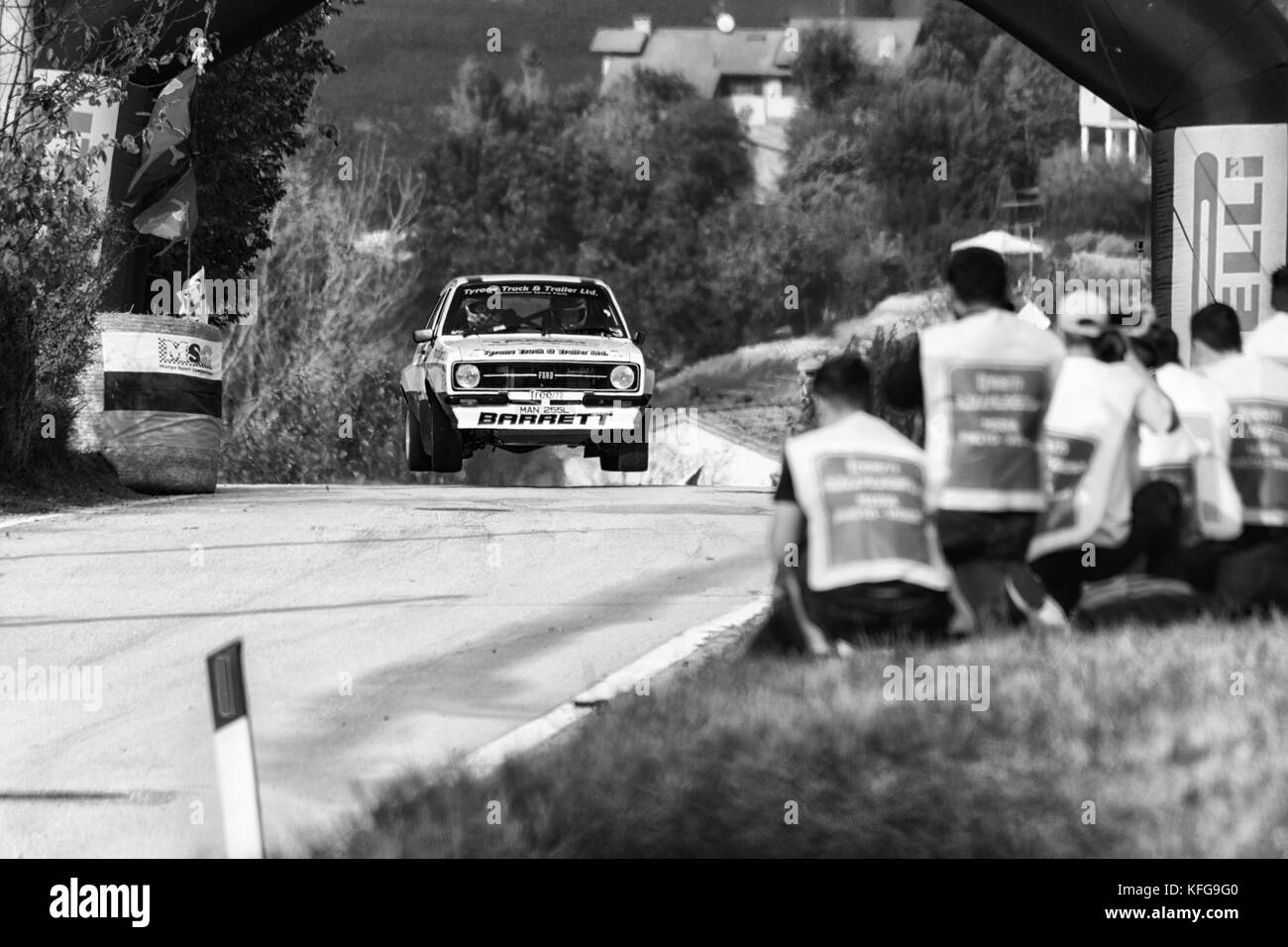 Saint-marin, Saint-Marin - ott 21 : Ford Escort rs 1977 rallye de voitures de course anciennes la légende 2017 la célèbre course historique de Saint-Marin Banque D'Images