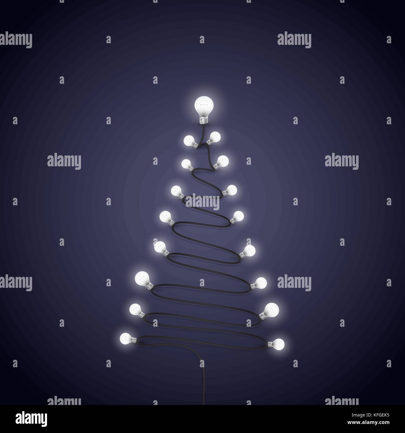 Ampoules colorées et symbole de l'arbre de Noël .Joyeux noël résumé fond.Design pour Noël carte postale ou Joyeux Noël contexte.Vector Illustration de Vecteur