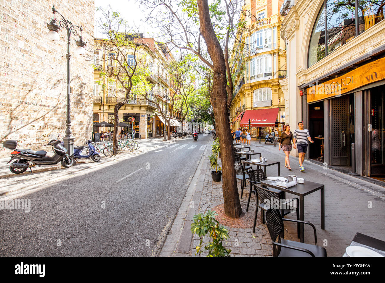 La ville de Valence en Espagne Banque D'Images