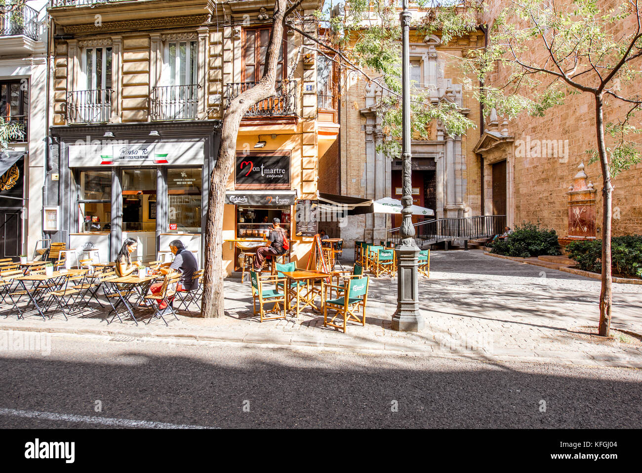 La ville de Valence en Espagne Banque D'Images