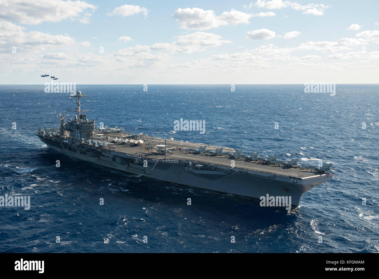 Porte-avions Banque D'Images