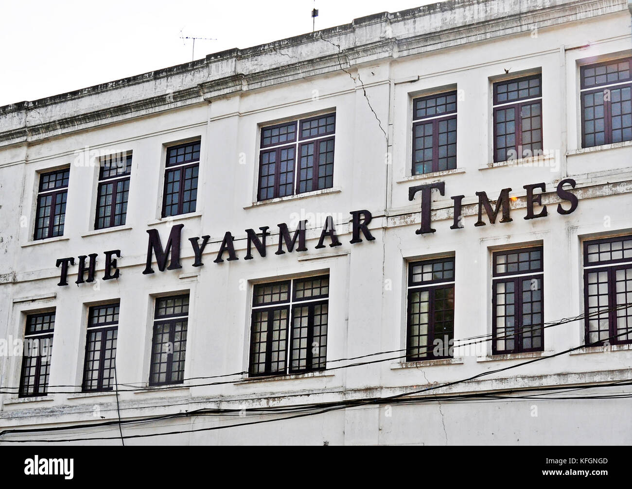 Le Myanmar Times, journal, Yangon, Myanmar Banque D'Images