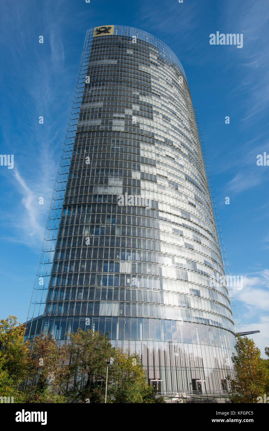 La tour de la poste à Bonn, Rhénanie du Nord-Westphalie, Allemagne Banque D'Images
