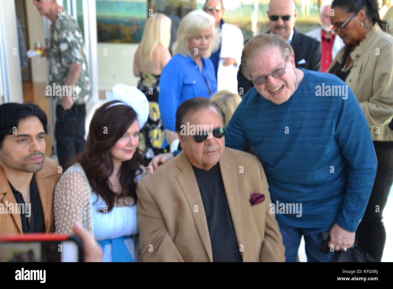 Dee Dee sorvino et Paul sorvino au Réservez signing party, pinot, les pâtes, et les parties à la maison du Dr Eric fuglier. Banque D'Images