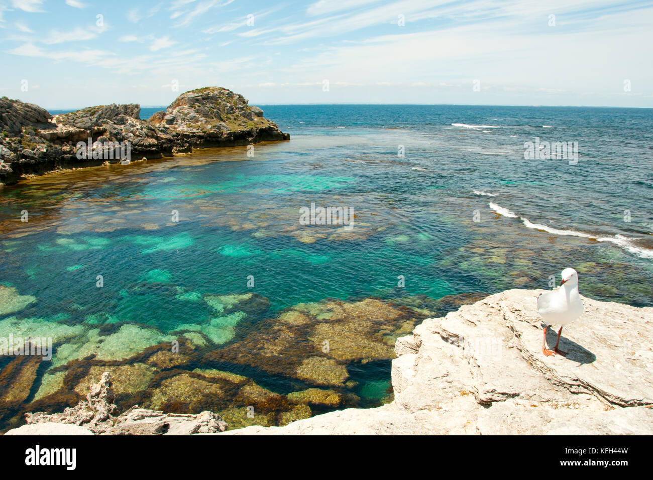 Jeannies lookout - Rottnest Island - Australie Banque D'Images