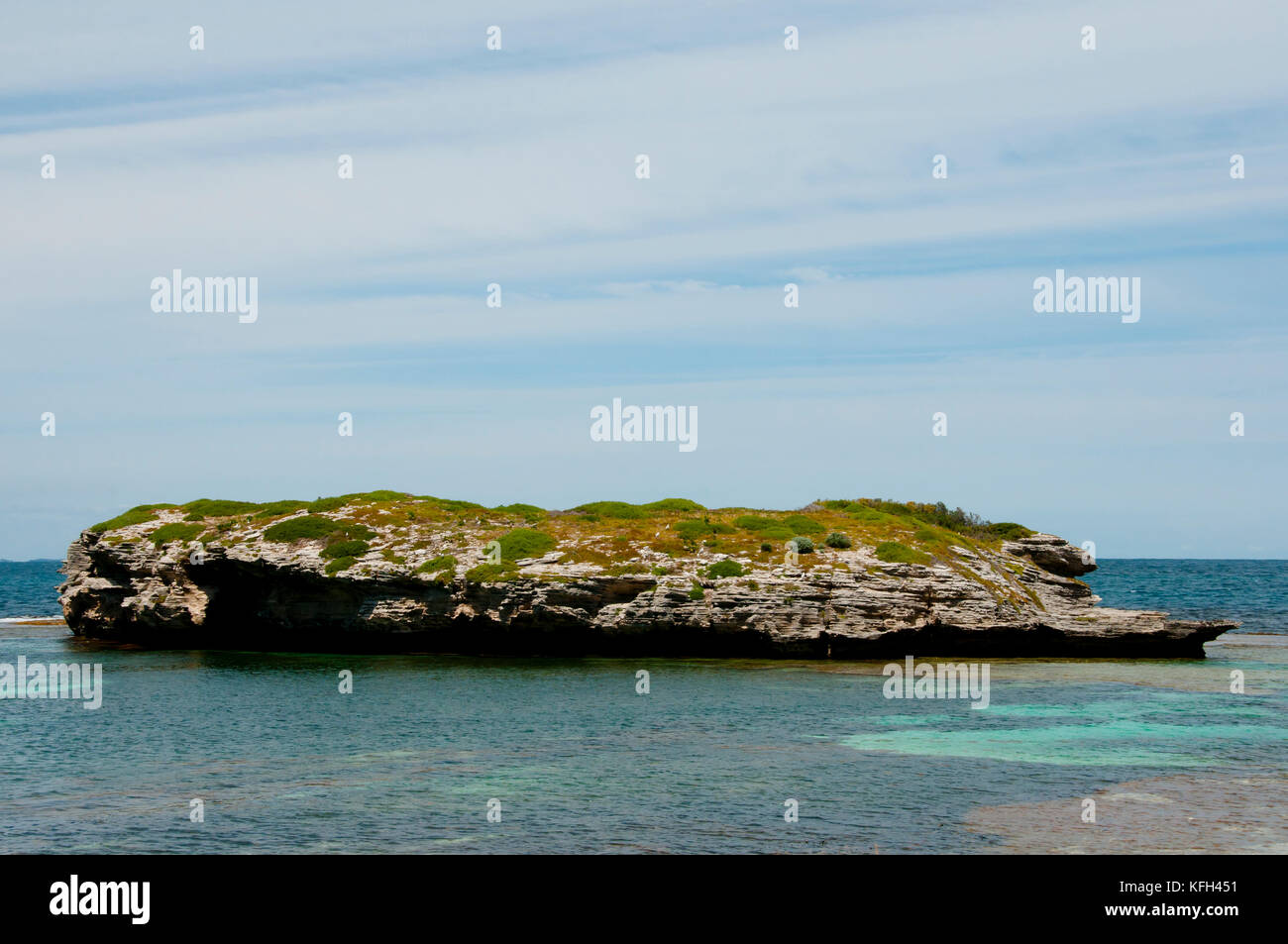 L'île verte - Rottnest Island - Australie Banque D'Images