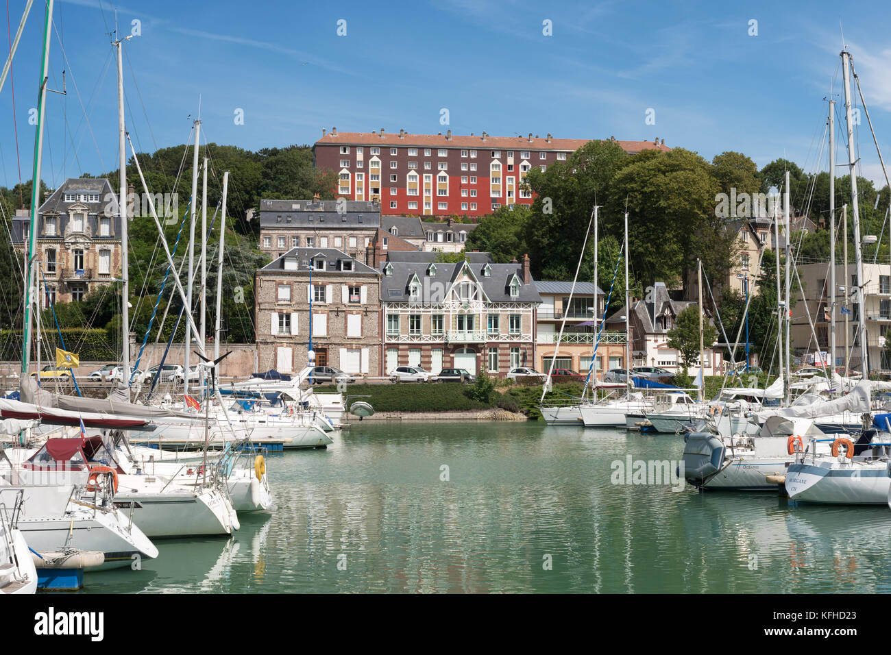 Le port de plaisance dans le port de plaisance, Saint Valery en Caux