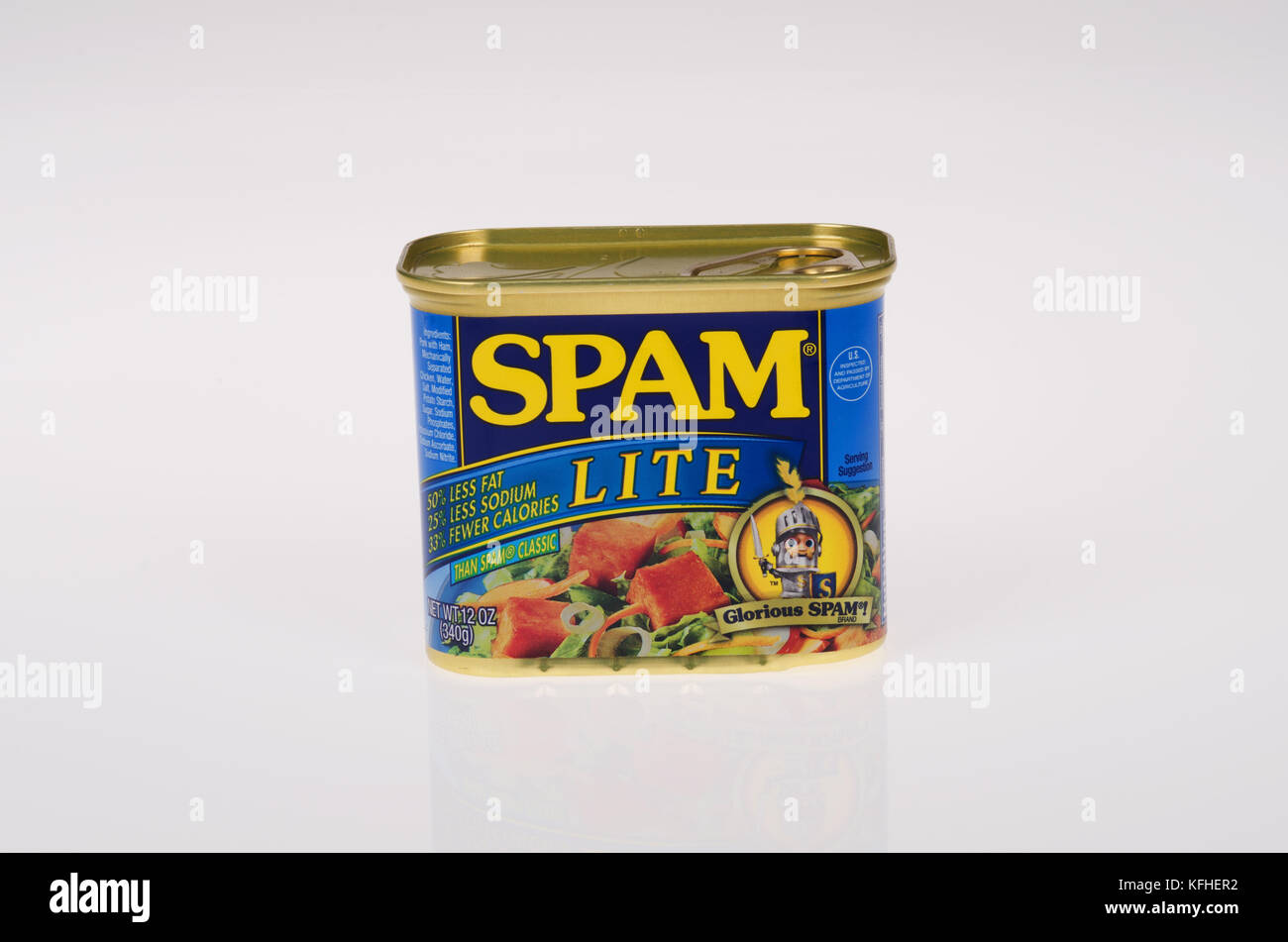 Spam Lite peut par Hormel Banque D'Images