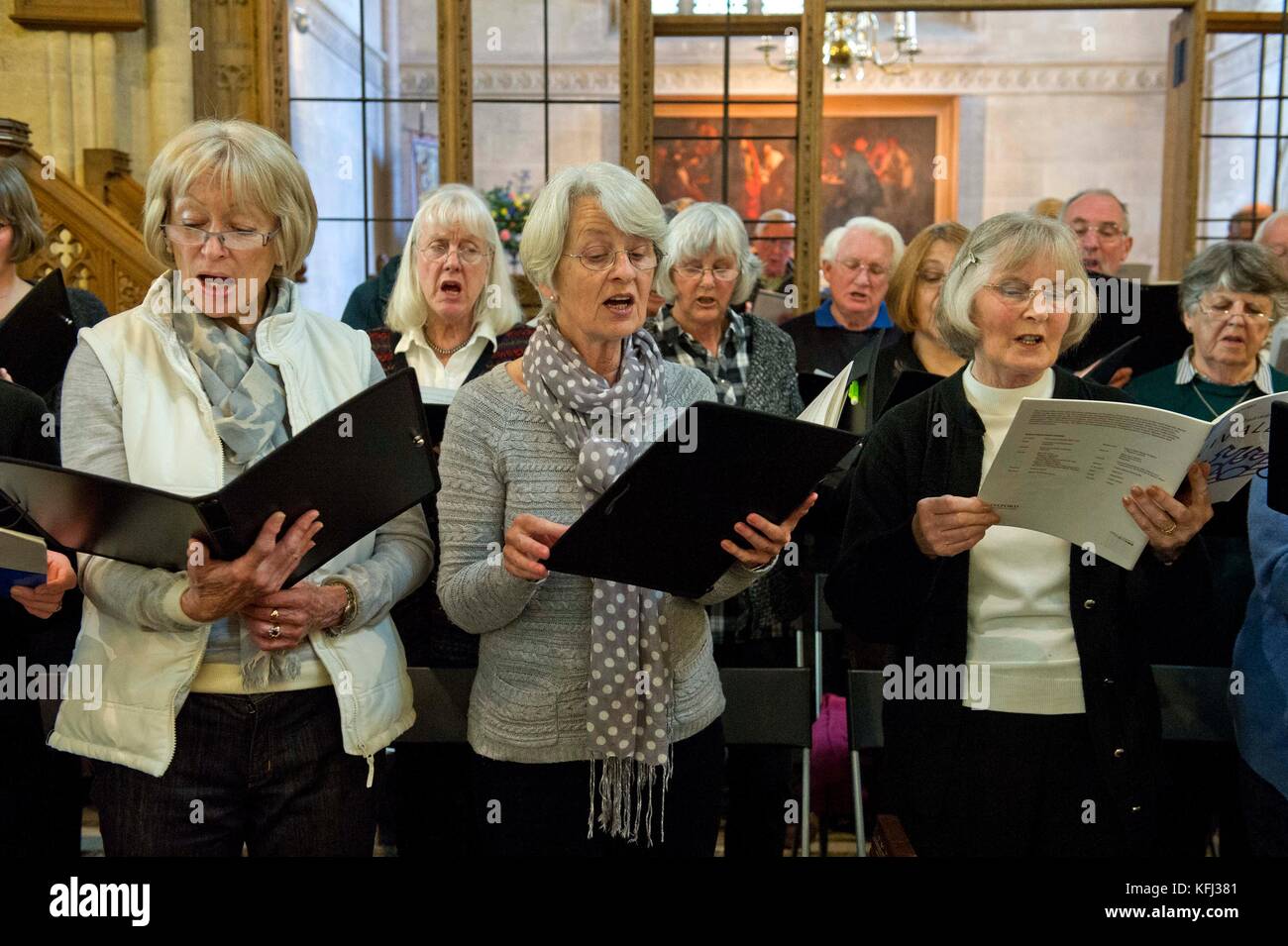 Chew Valley Choral Society Banque D'Images Chew Valley Choral Society Banque D'Images