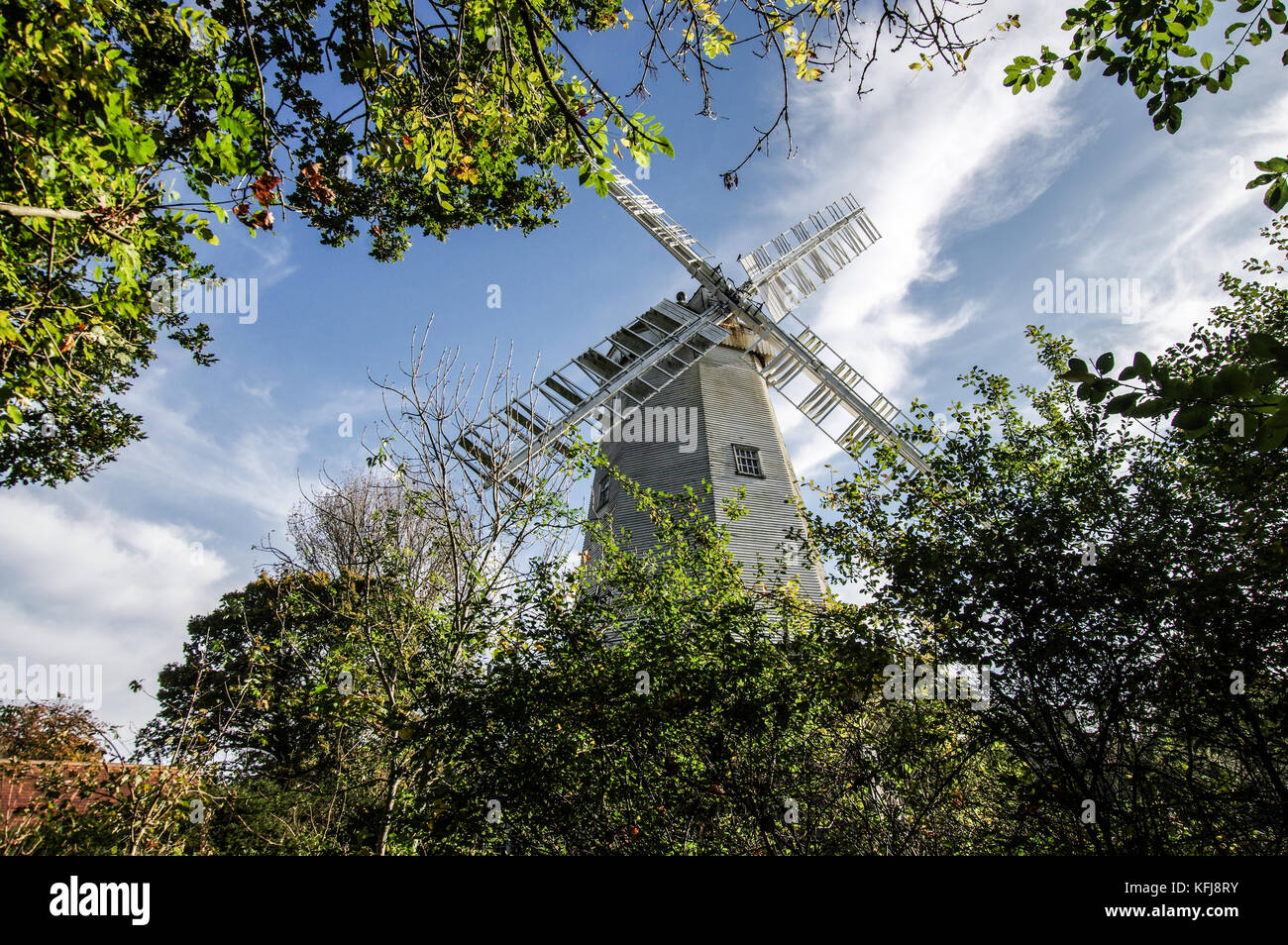 King's Mill ou Vincent's Mill dans la région de Shipley - West Sussex, Angleterre Banque D'Images