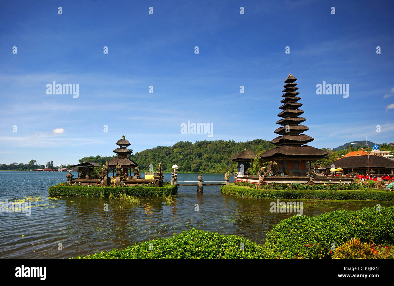 Pura Ulun Danu beratan, Bedugul, Bali, Indonésie Banque D'Images