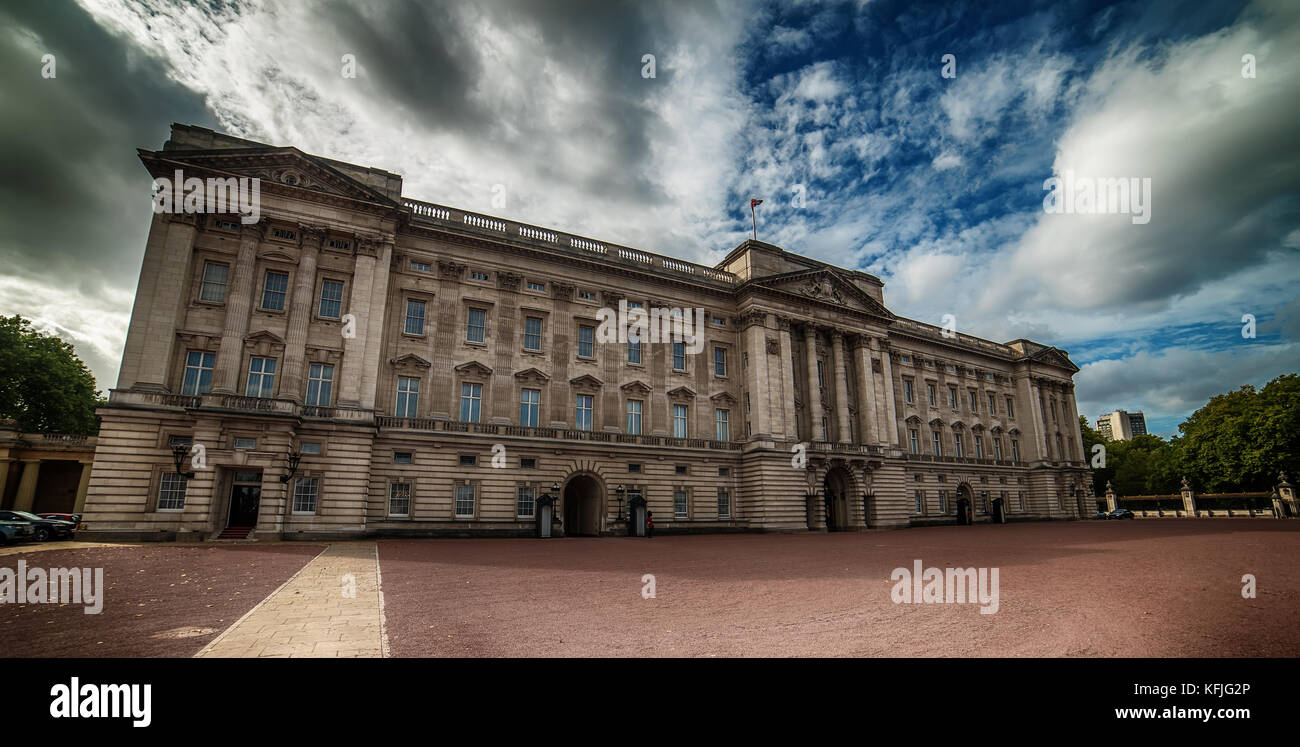 Londres, Royaume-Uni - 2 octobre, 2017 : Buckingham palace Banque D'Images