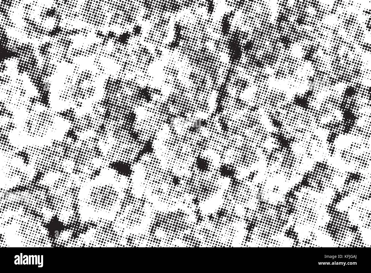 Le noir et blanc grunge texture. abstract background. vector halftone pattern. Illustration de Vecteur