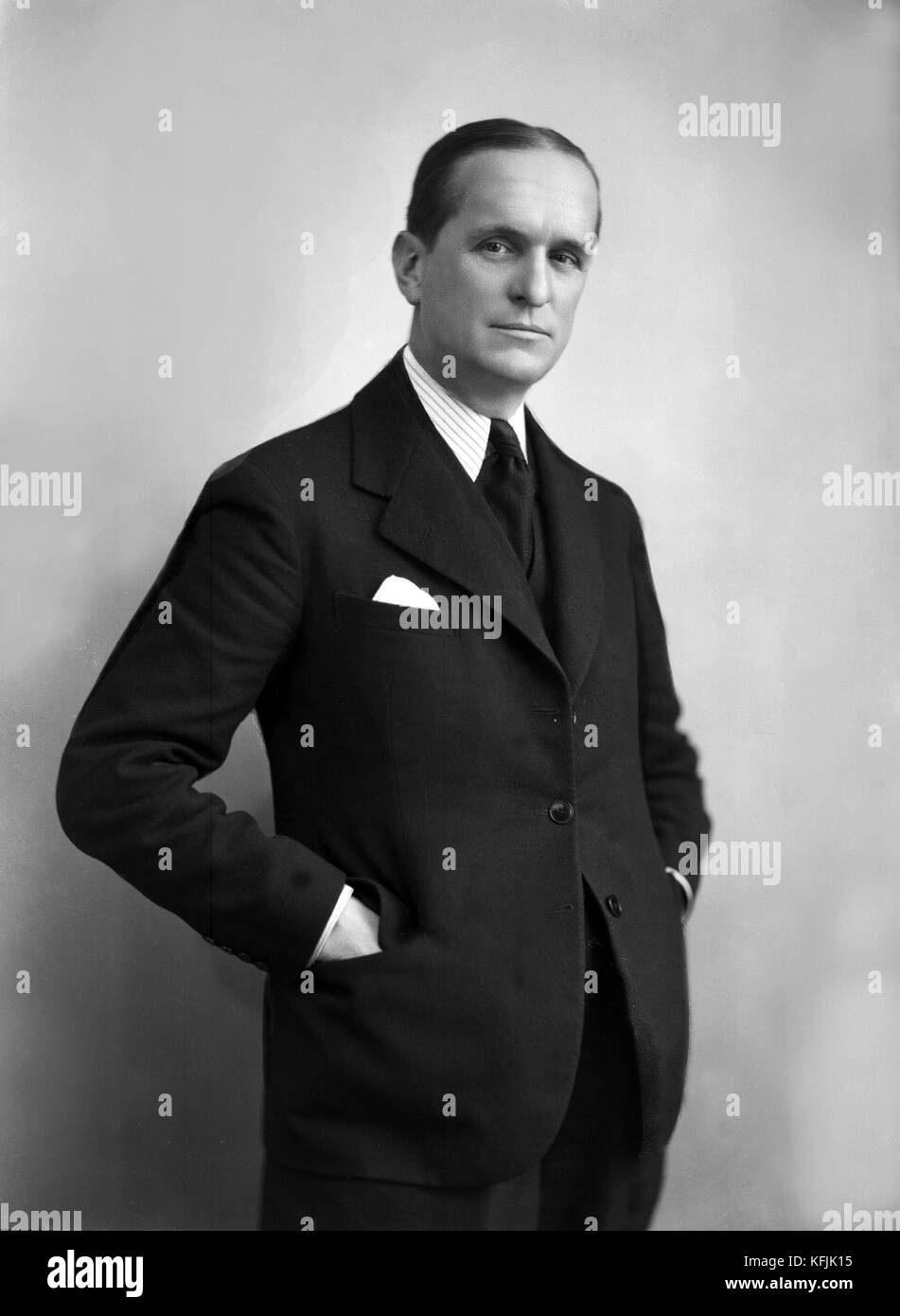 Colonel François de la Rocque (1885-1946) Chef de la Croix de Feu en 1932, fondateur de PSF (Parti socialiste français) en 1936. C. M. C. M. Taponier photo Photo12.com - Col. Taponier crédit:photo 12/v. Taponier Banque D'Images