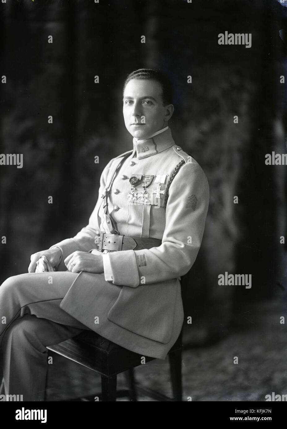Jean de Lattre de Tassigny (1889-1952), commandant militaire français et maréchal de France. C. M. Taponier Banque D'Images